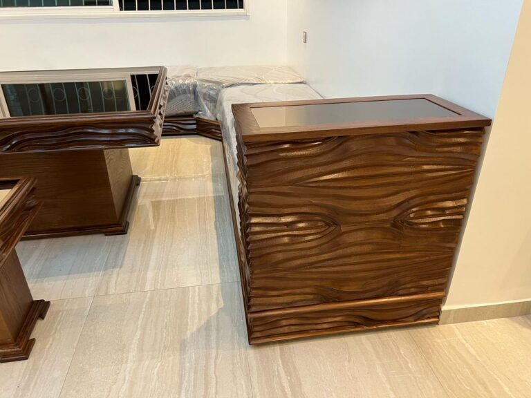 Salon marocain Amouage sur mesure en bois massif — Salon Premium